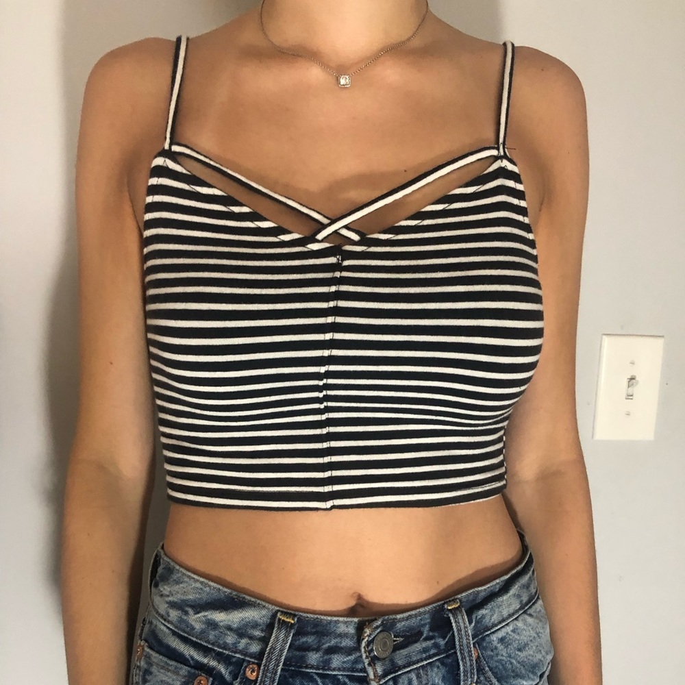 Stripped crop top